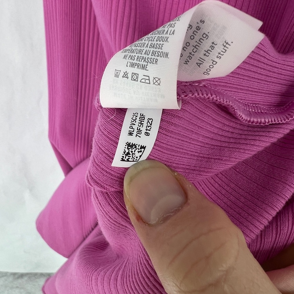 Aerie ribbed one shoulder ribbed midi dress pink - Picture 11 of 11